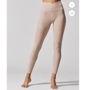 Beyond Yoga Beige Crossover Leggings